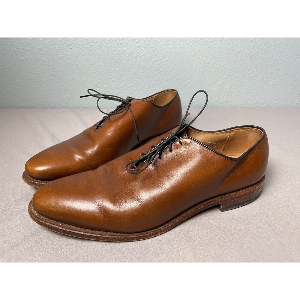 Allen Edmonds Westgate brandy Oxfords Shoes Mens Size 11D Brown Leather